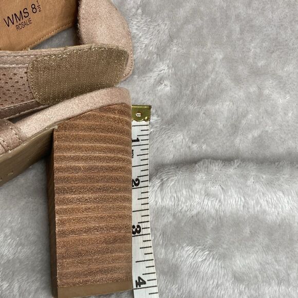 REPORT 8.5 Rosalie Cute Suede Wedtern Bootie Sandals - Picture 11 of 13